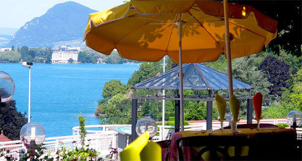 Hotel Restaurant - Acacias Bellevue Veyrier-du-Lac Buitenkant foto